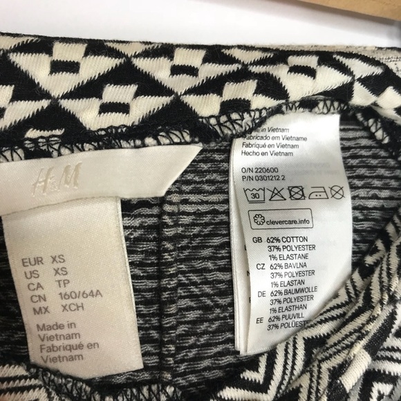 Black&White Abstract Aztec Pencil skirt - Picture 5 of 6